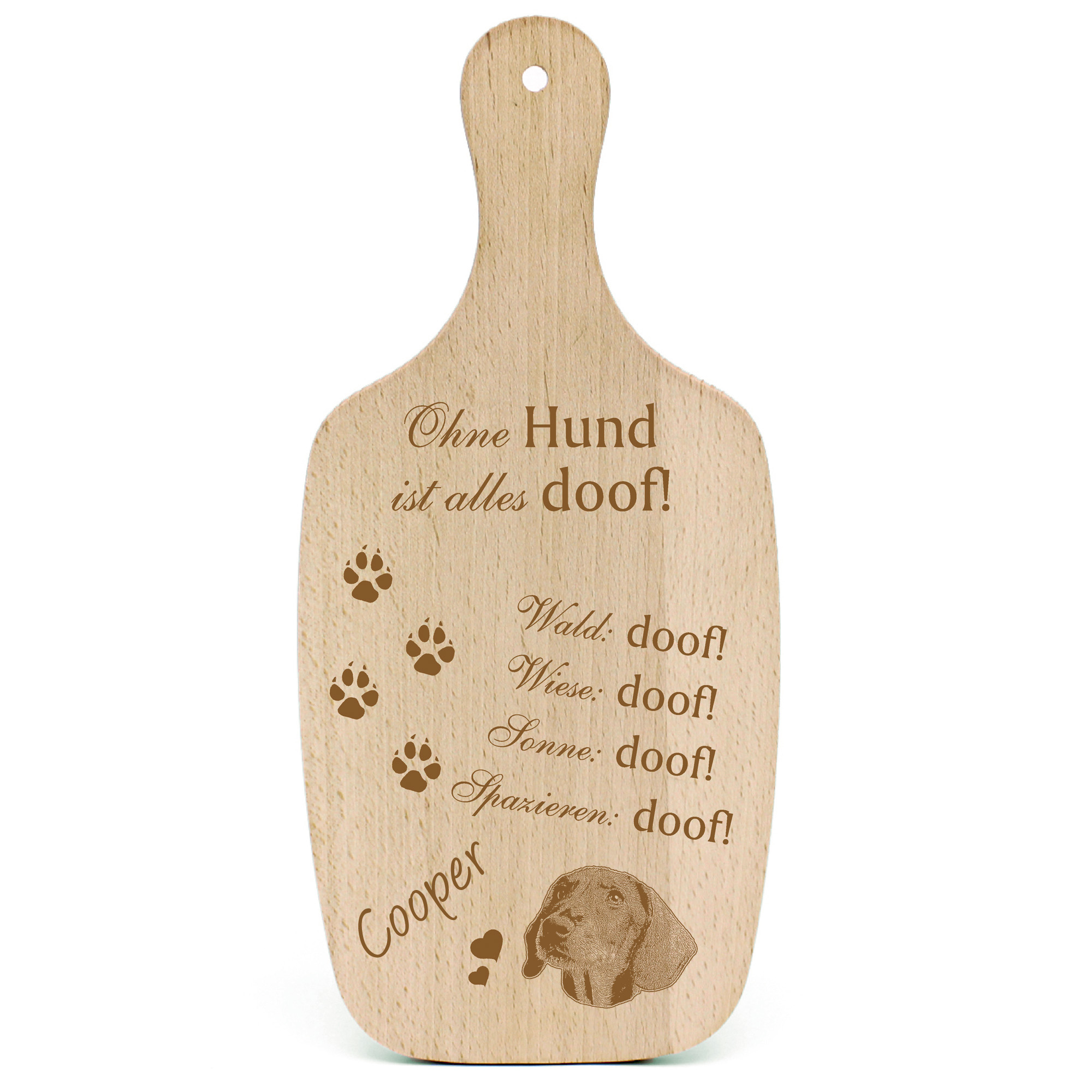 Deko Hundeschild Geschenk Hund Dackel Kurzhaar  -...alles Doof-