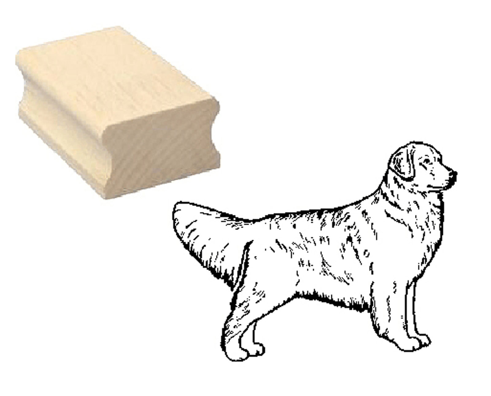 Motivstempel « GOLDEN RETRIEVER 02 » Hund