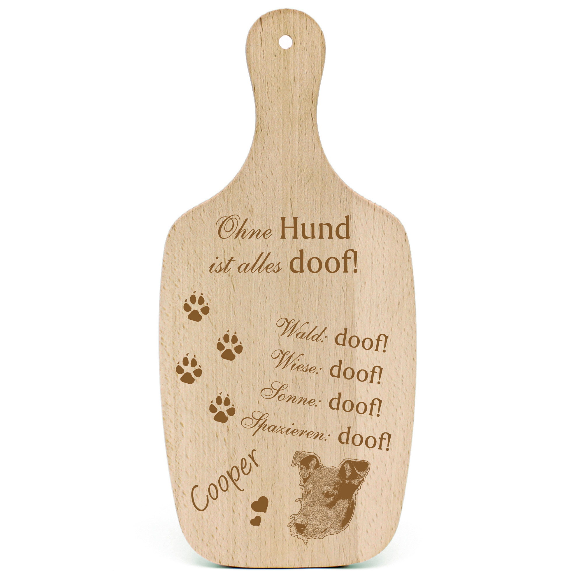 Deko Hundeschild Geschenk Hund Kurzhaarcollie  -...alles Doof-