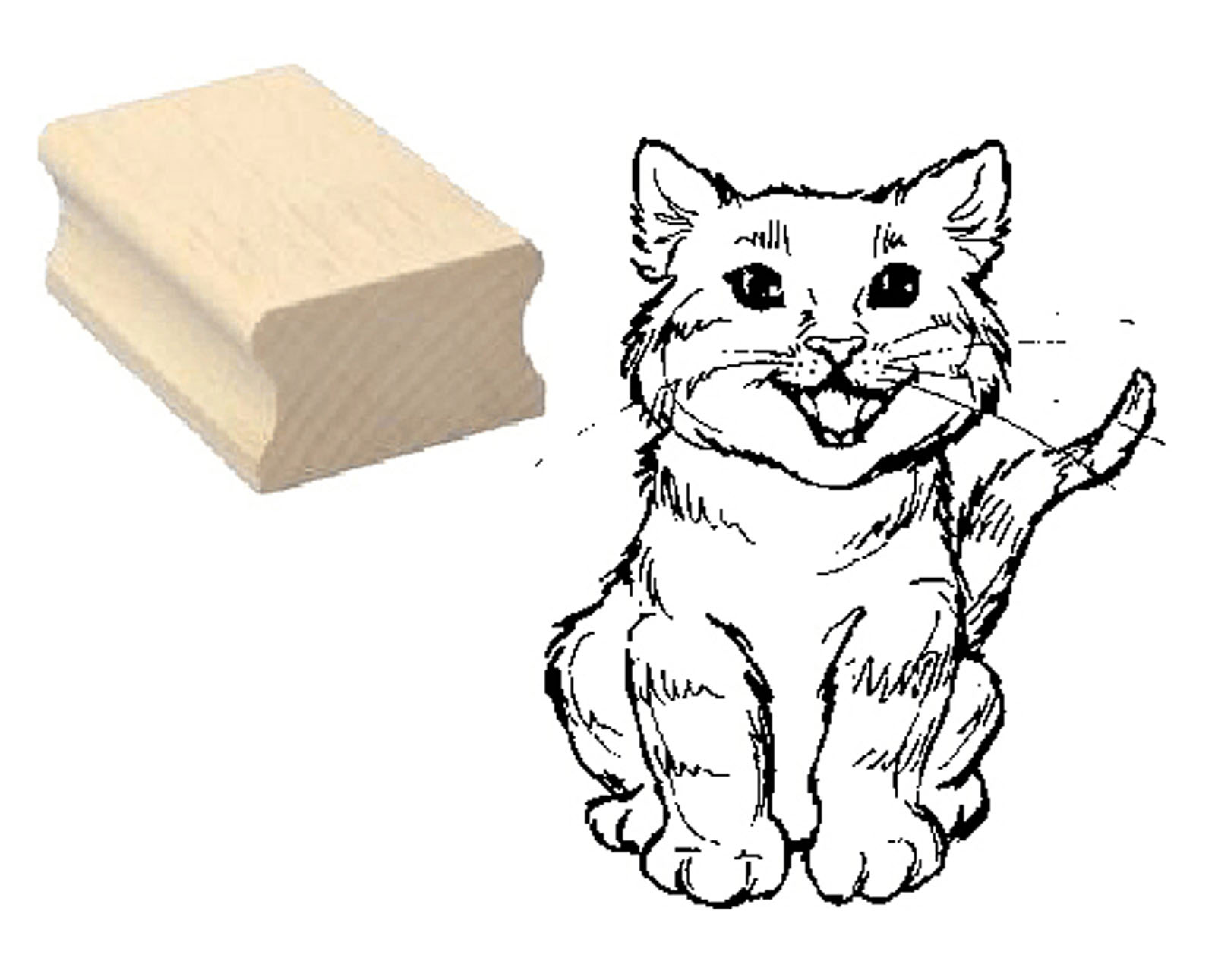 Motivstempel « Katze Miau »