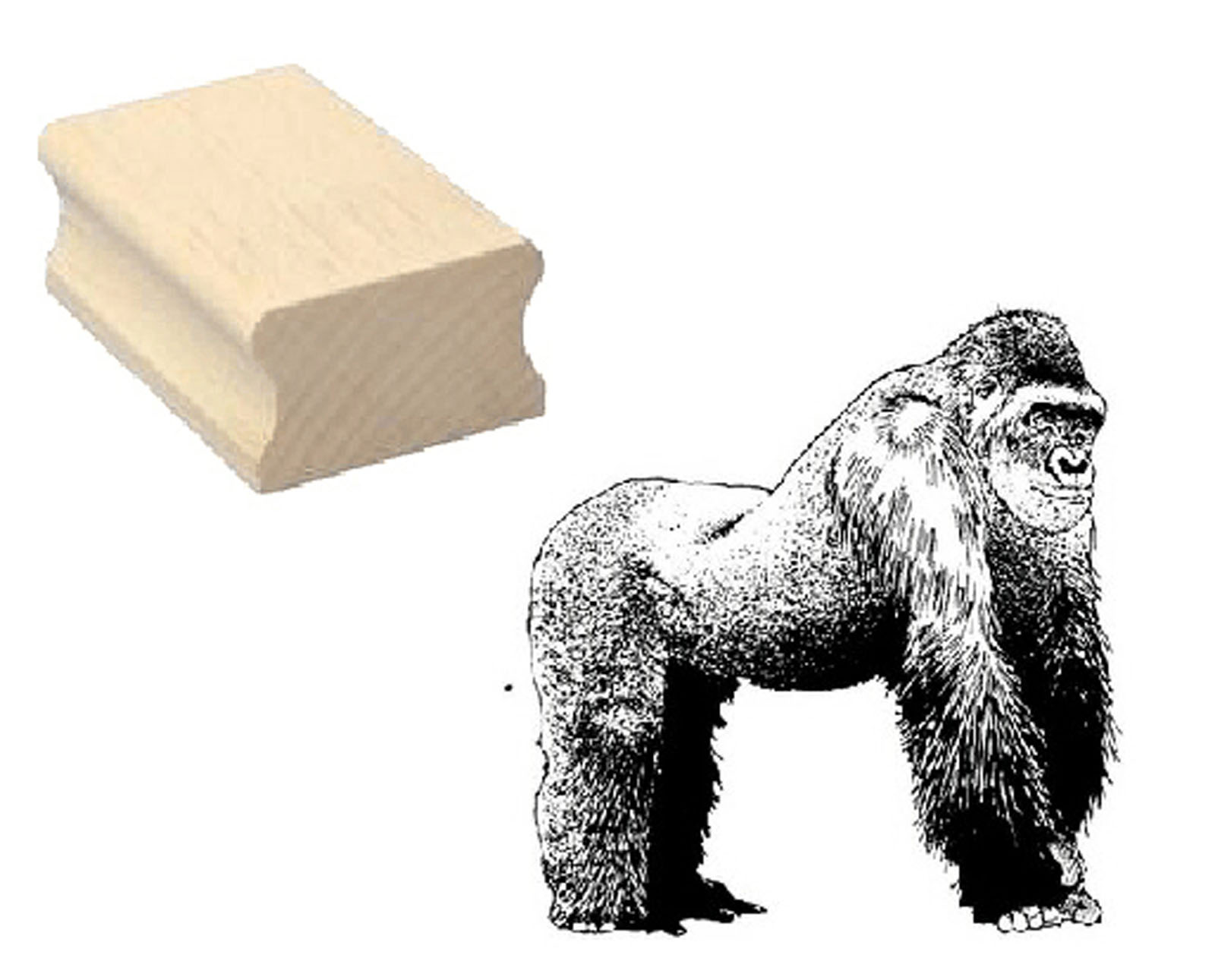 Motivstempel « GORILLA »