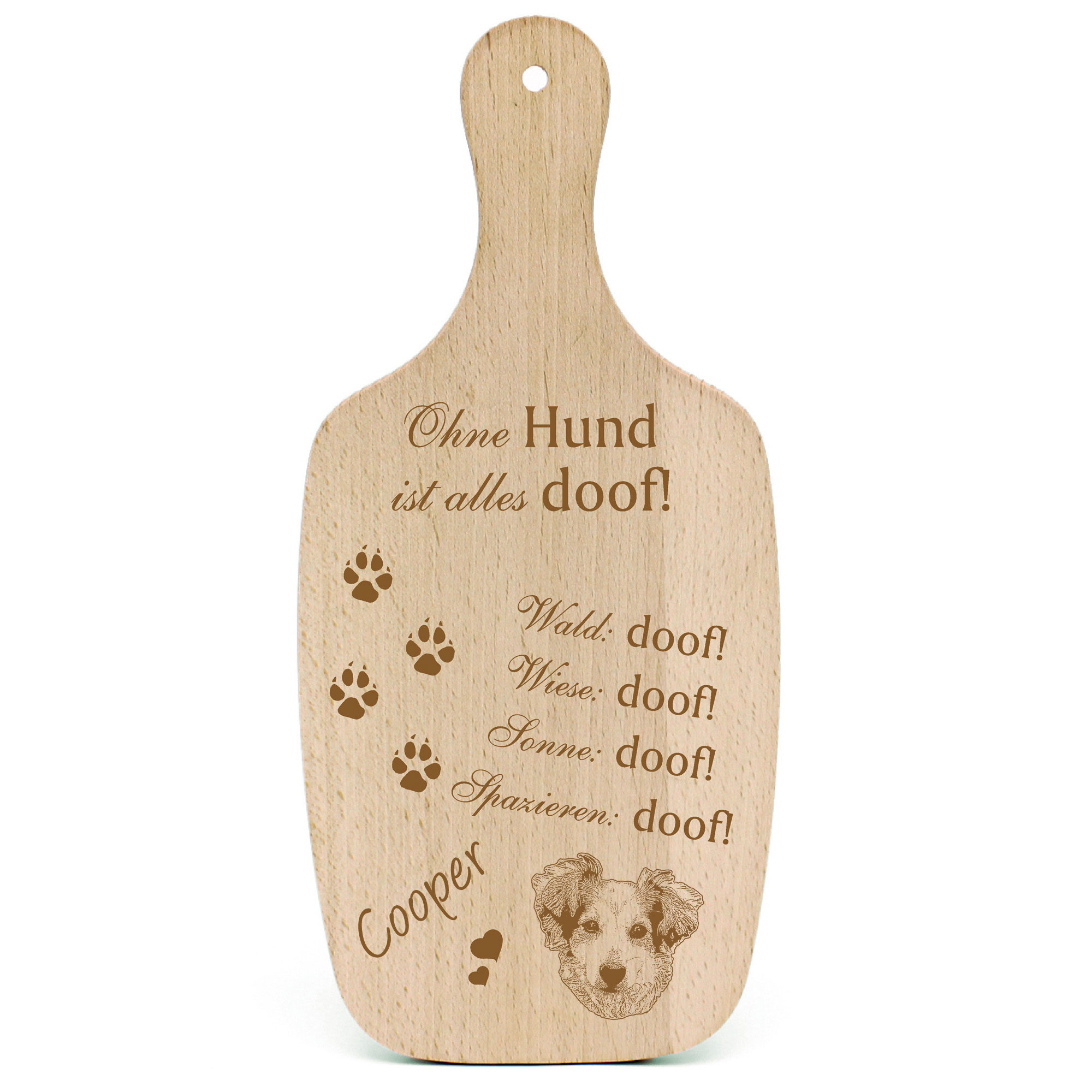 Deko Hundeschild Geschenk Hund Alopekis Kokoni  -...alles Doof-