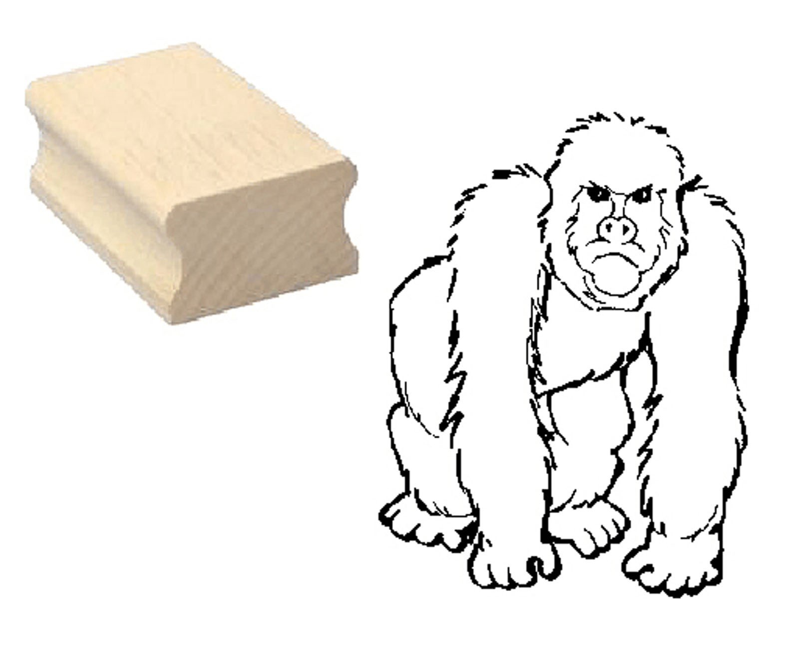 Motivstempel « GORILLA 02 »