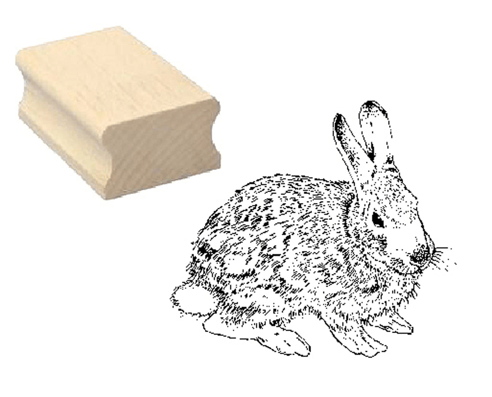 Motivstempel « Hase 01 »