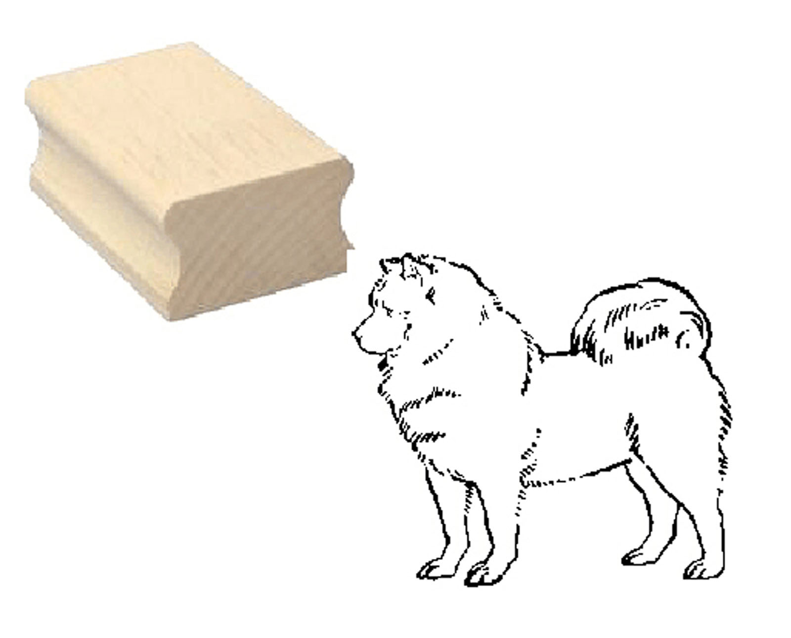 Motivstempel « CHOW-CHOW » Hund