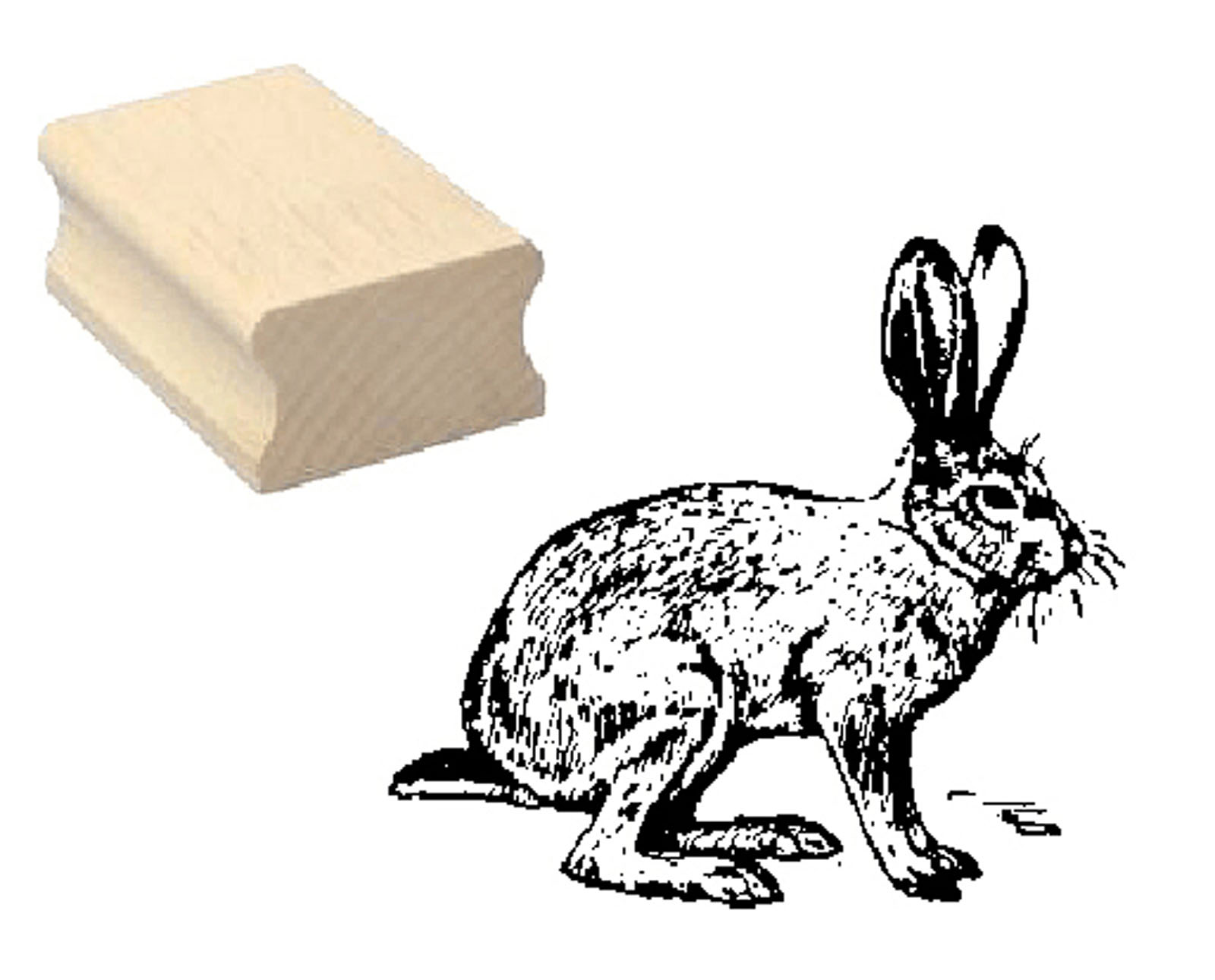 Motivstempel « Hase 06 »