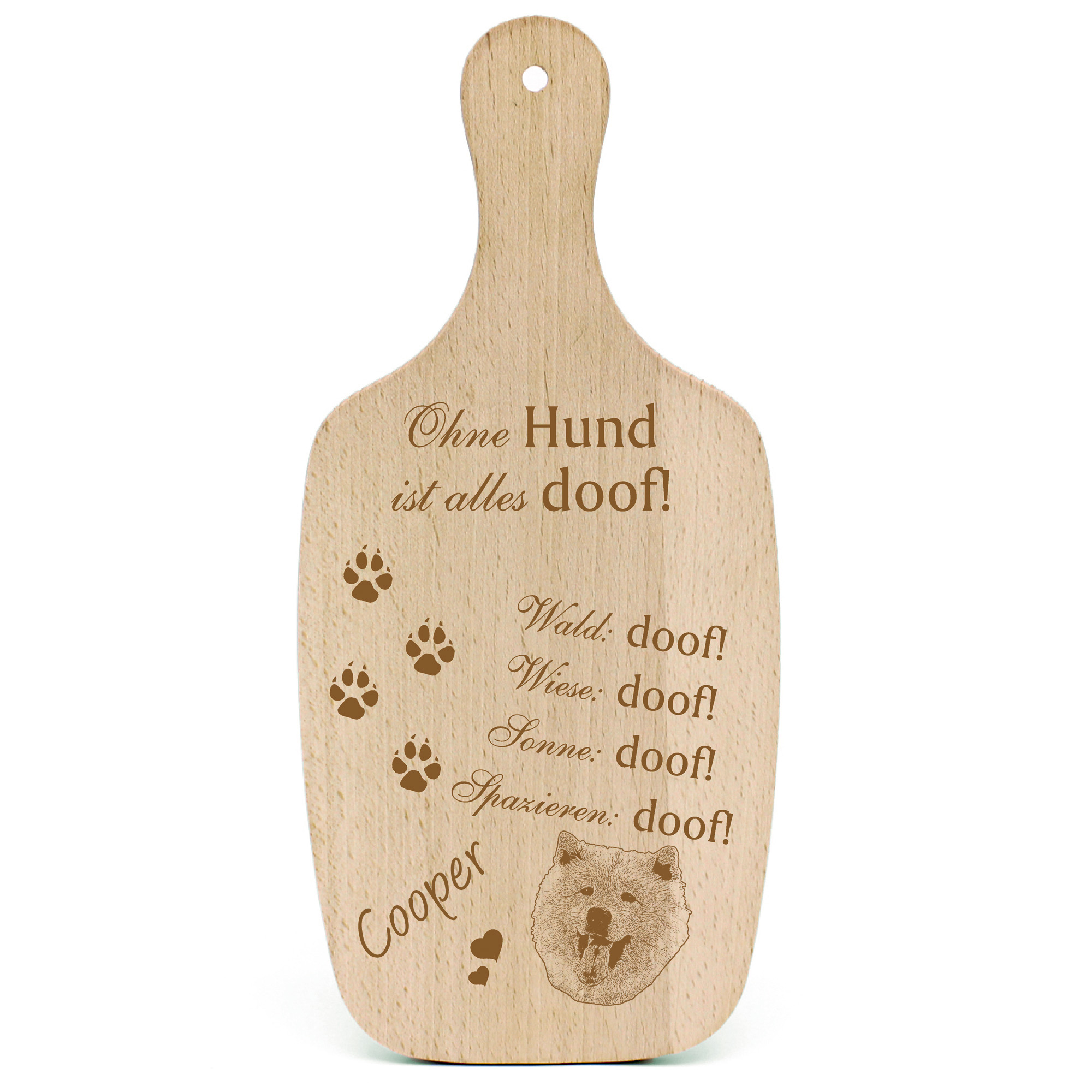 Deko Hundeschild Geschenk Hund Eurasier  -...alles Doof-