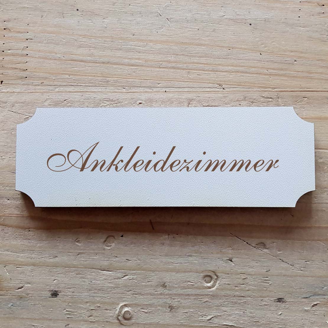 Selbstklebendes Schild « Ankleidezimmer »