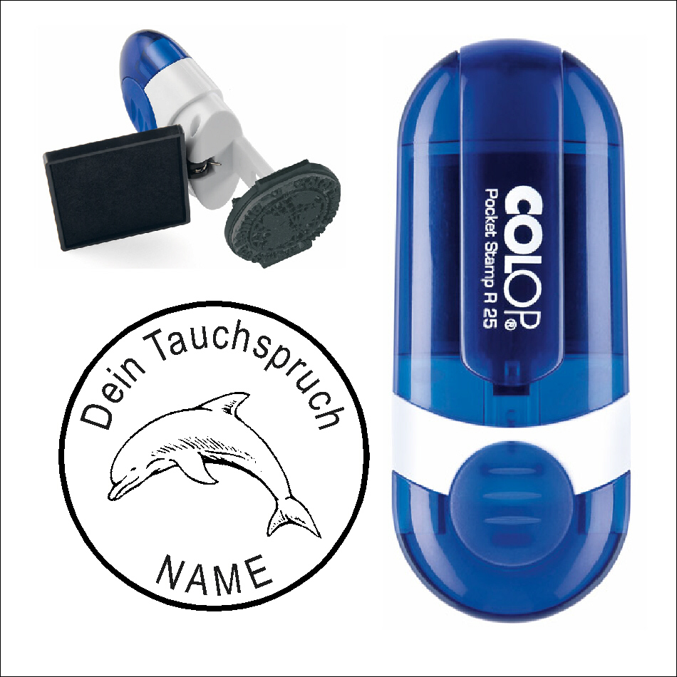 Taucherstempel « Delfin »