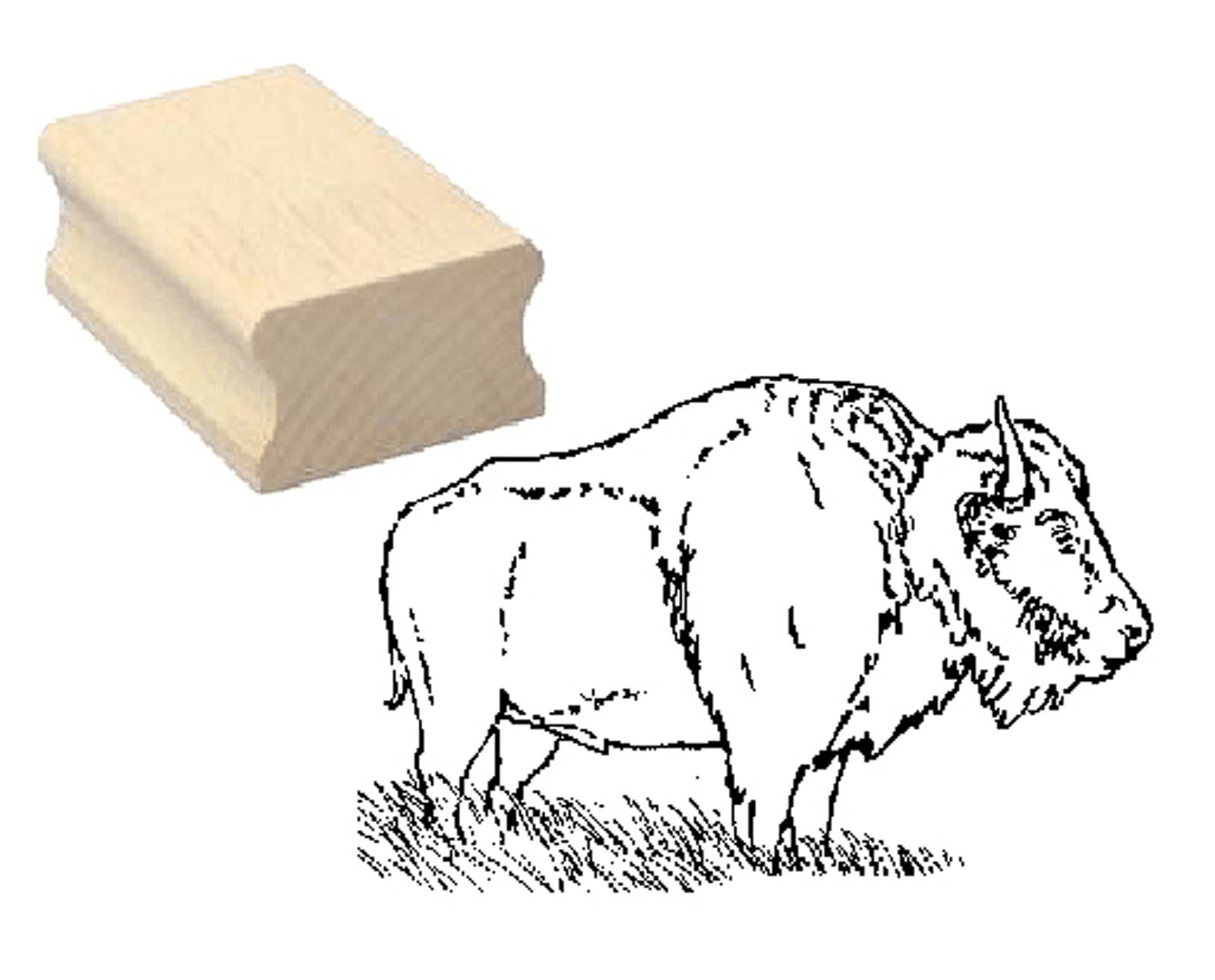 Motivstempel « BISON 01 »