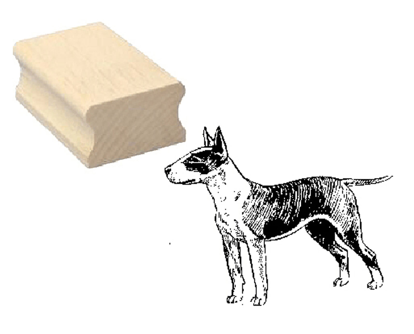 Motivstempel « BULLTERRIER » Hund