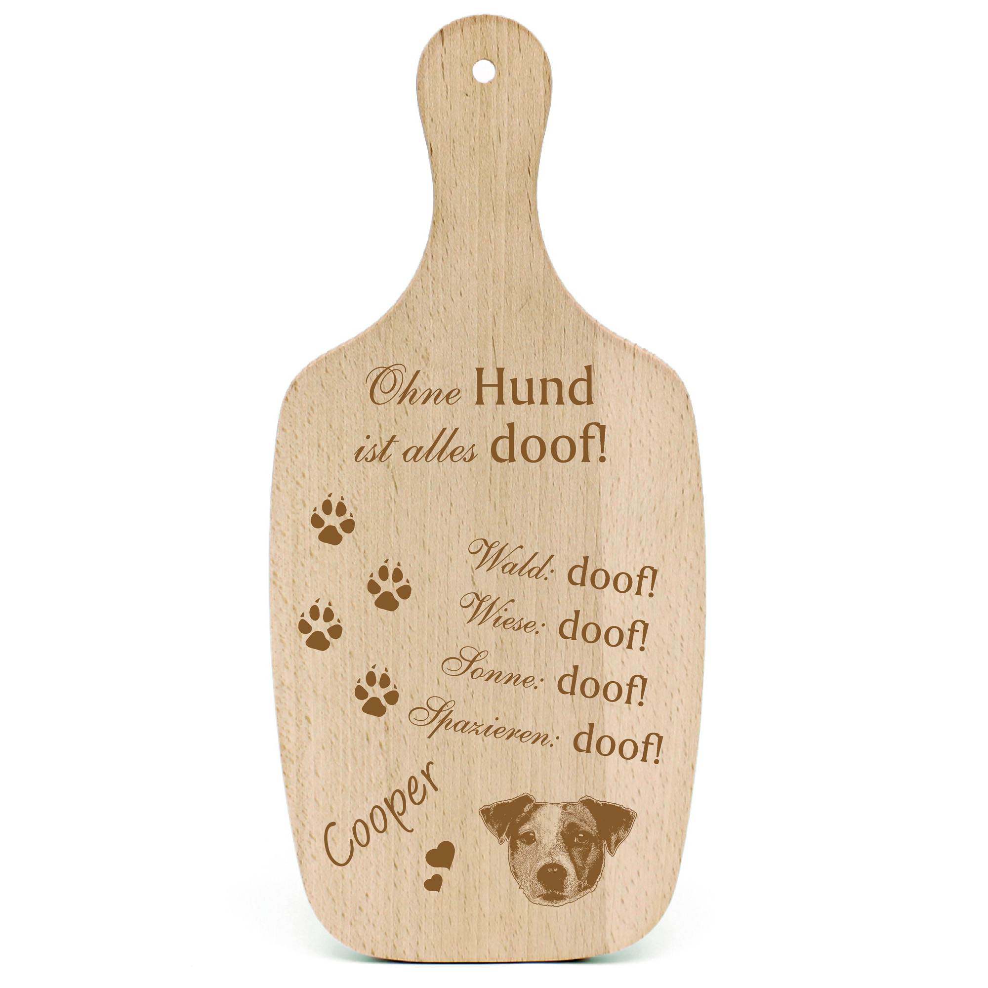 Deko Hundeschild Geschenk Hund Jack Russel Terrier  -...alles Doof-