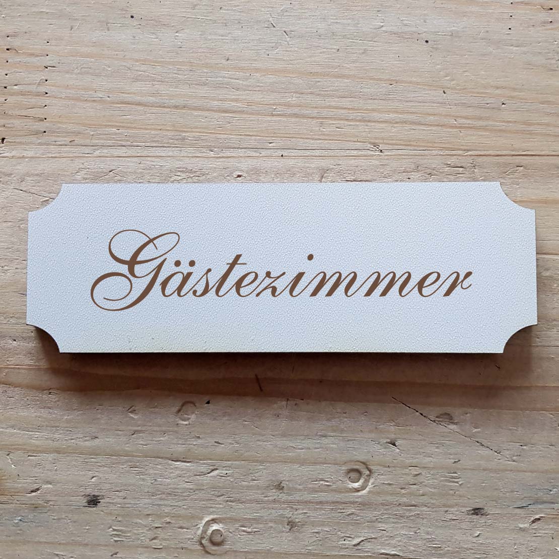 Selbstklebendes Schild « Gästezimmer »