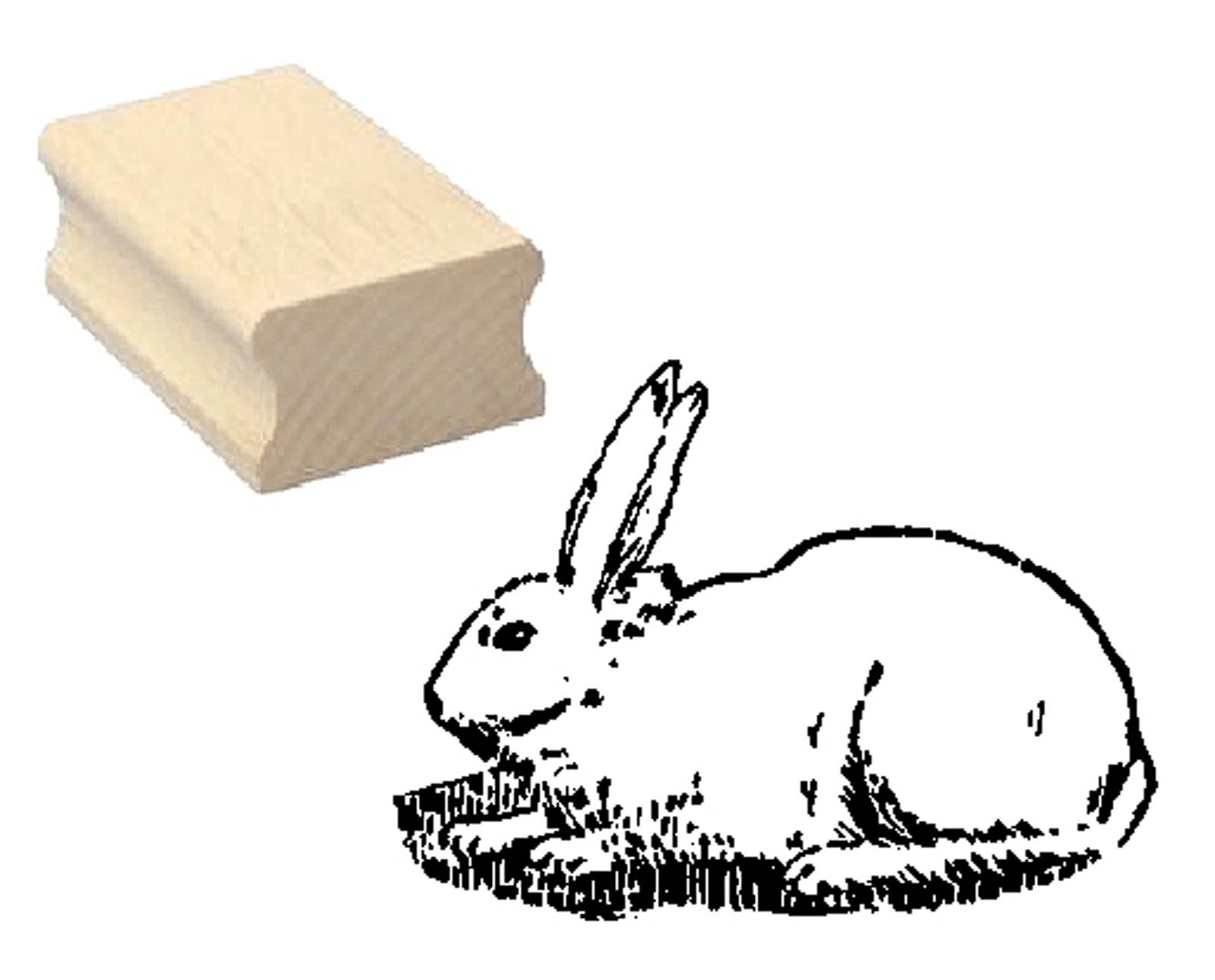 Motivstempel « Hase 05 »