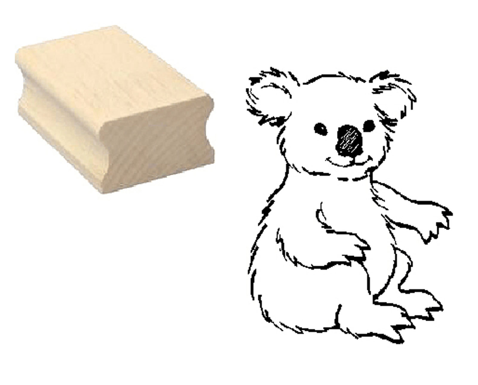 Motivstempel « sitzender KOALA »