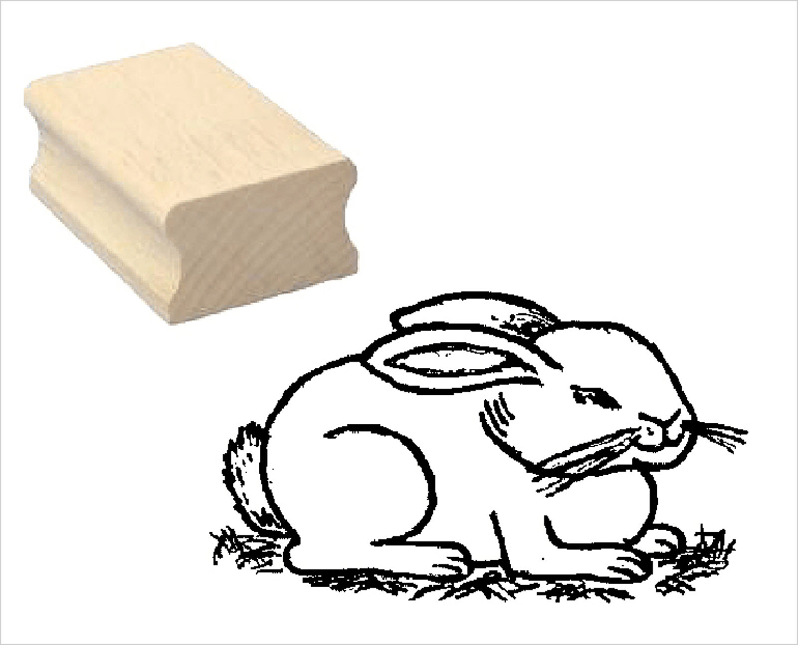 Motivstempel « Hase 08 »