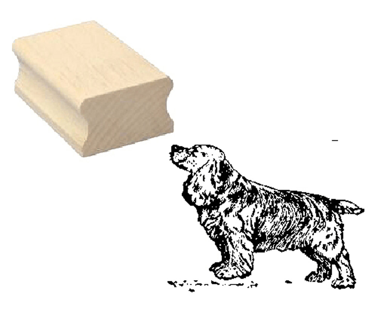 Motivstempel « ENGLISH COCKER SPANIEL 02 » Hund