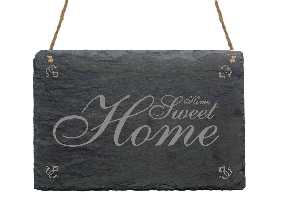 Schiefertafel « Home Sweet Home »