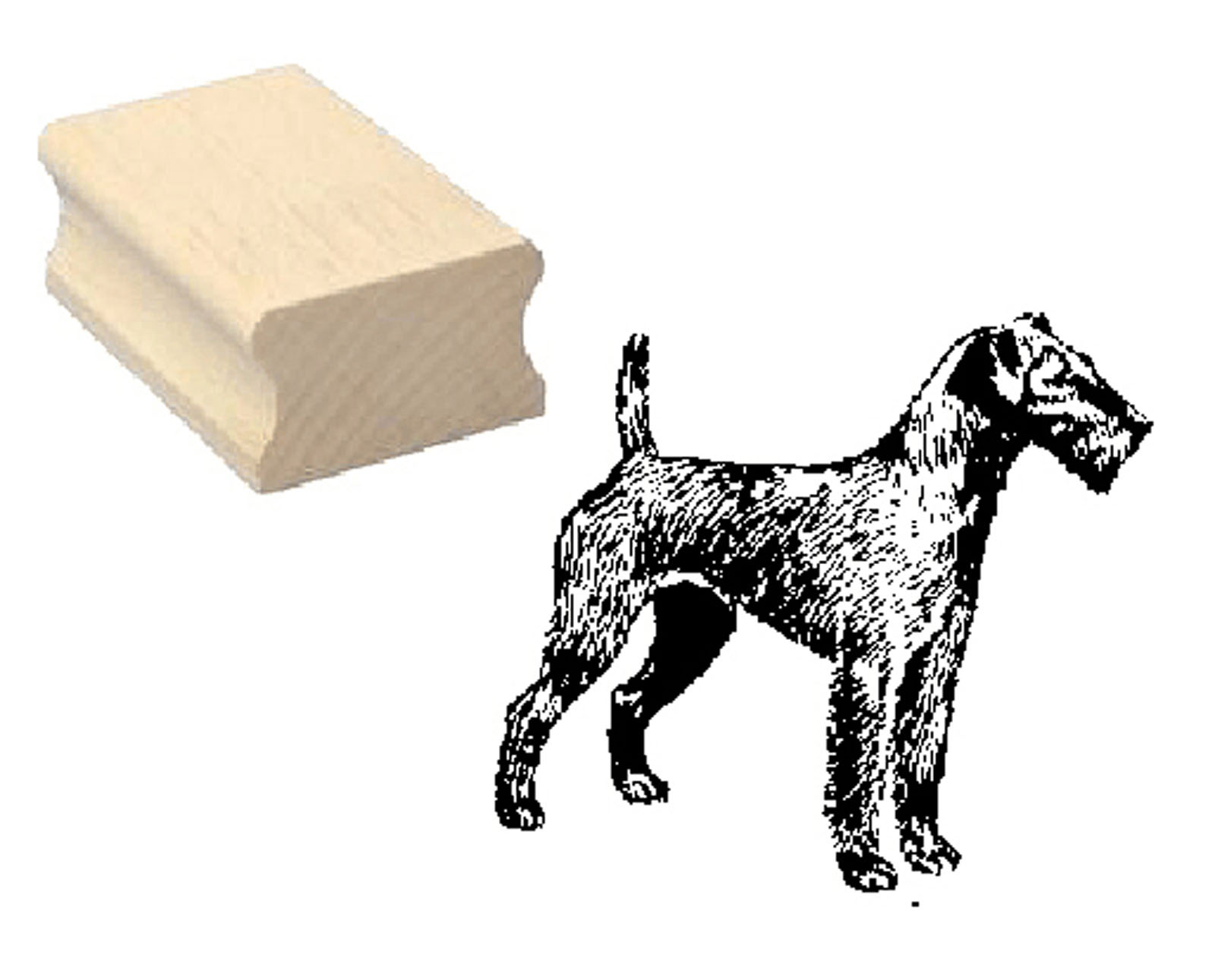 Motivstempel « IRISH TERRIER » Hund