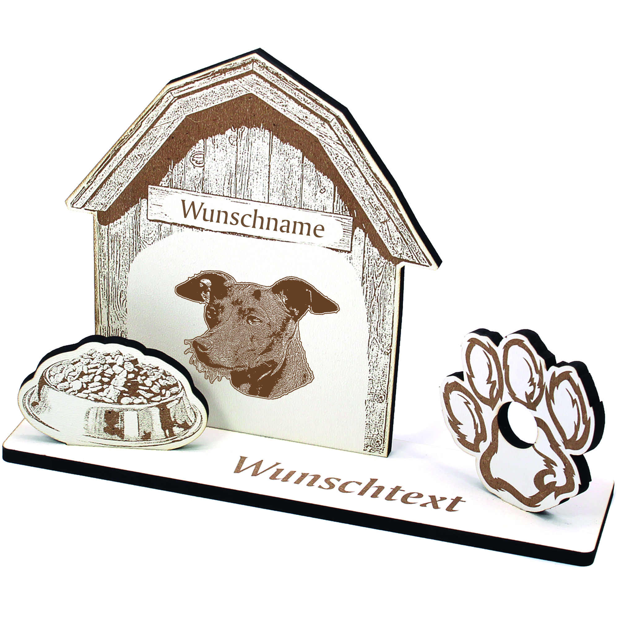 Geldgeschenk Hund Italienisches Windspiel  - personalisiert 20x14cm