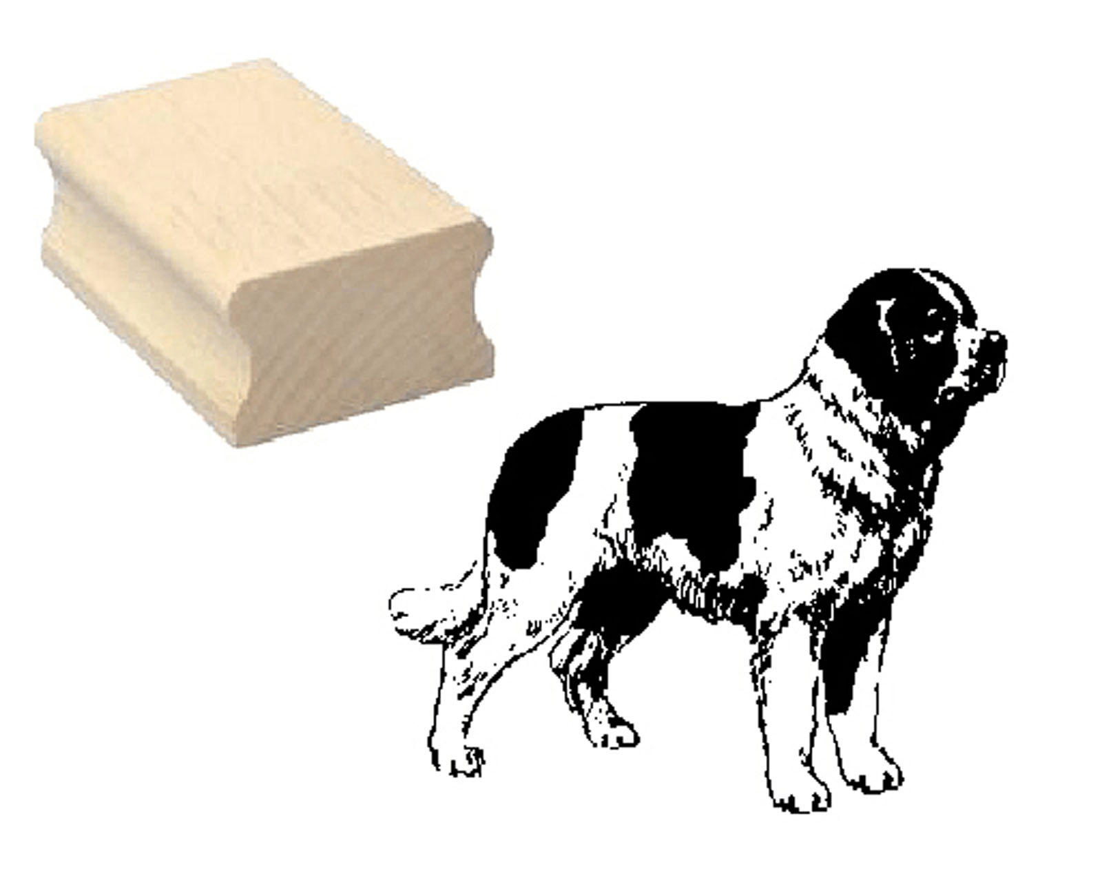 Motivstempel « BERNHARDINER » Hund