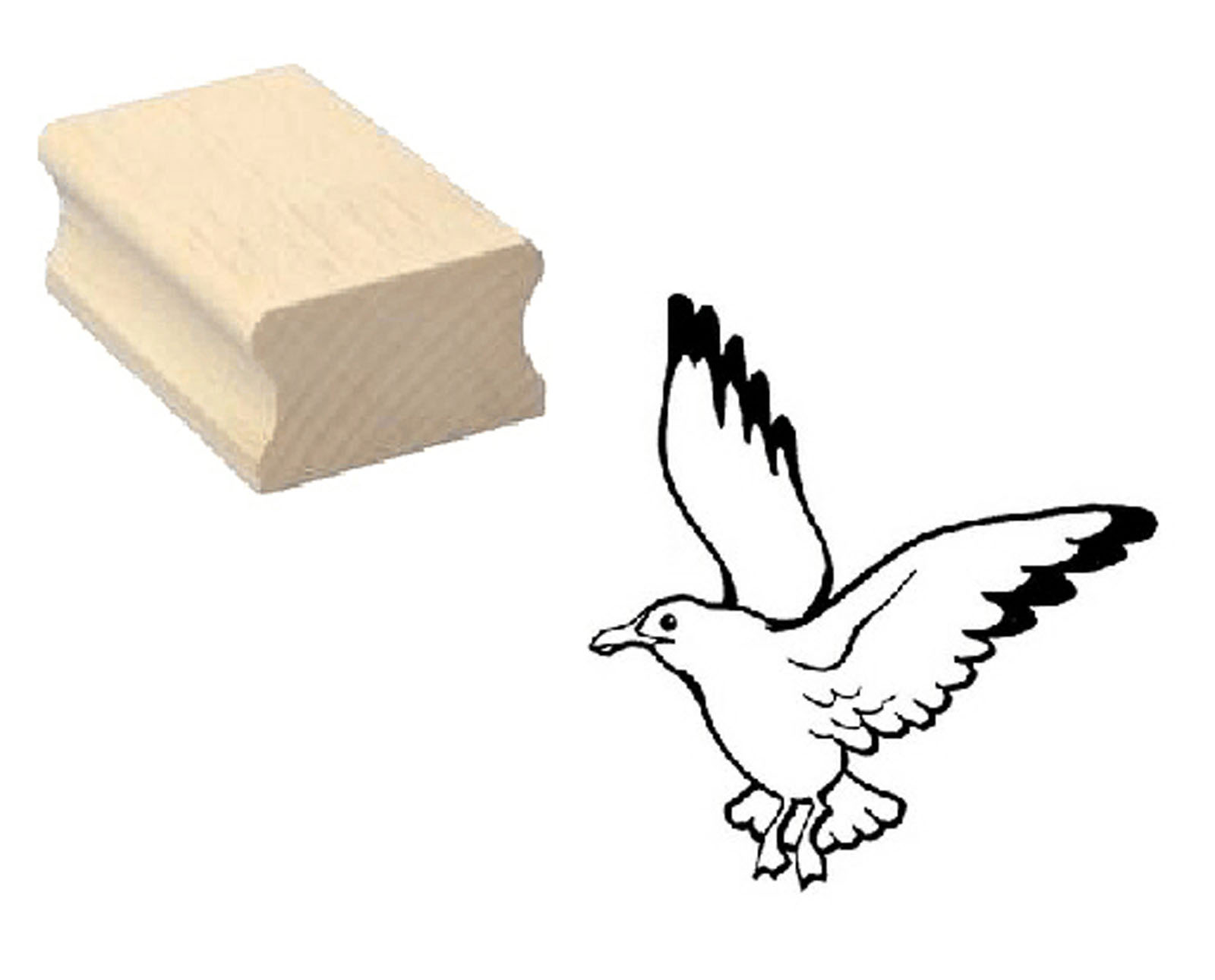 Motivstempel « fliegende MÖWE »