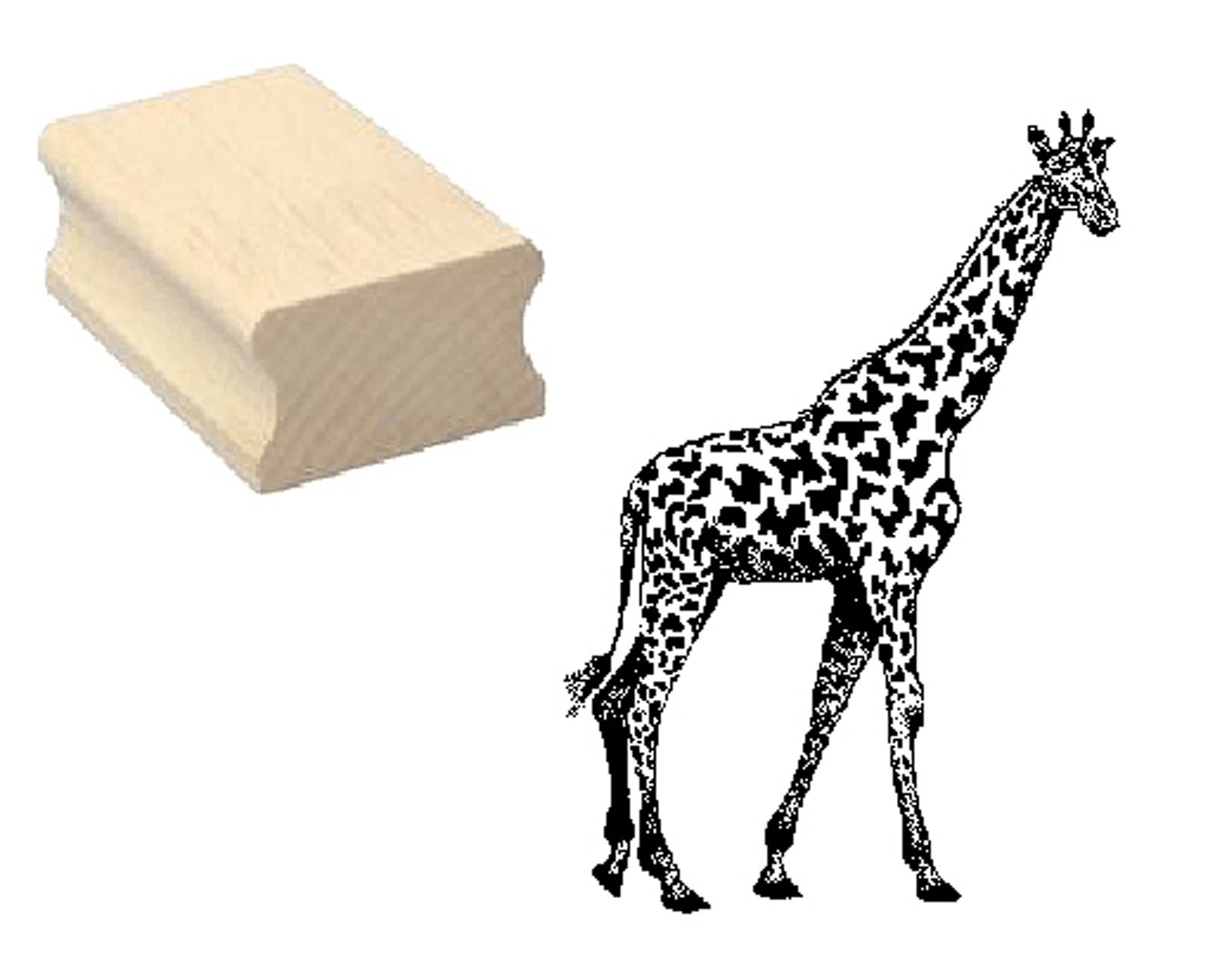 Motivstempel « GIRAFFE NATUR »