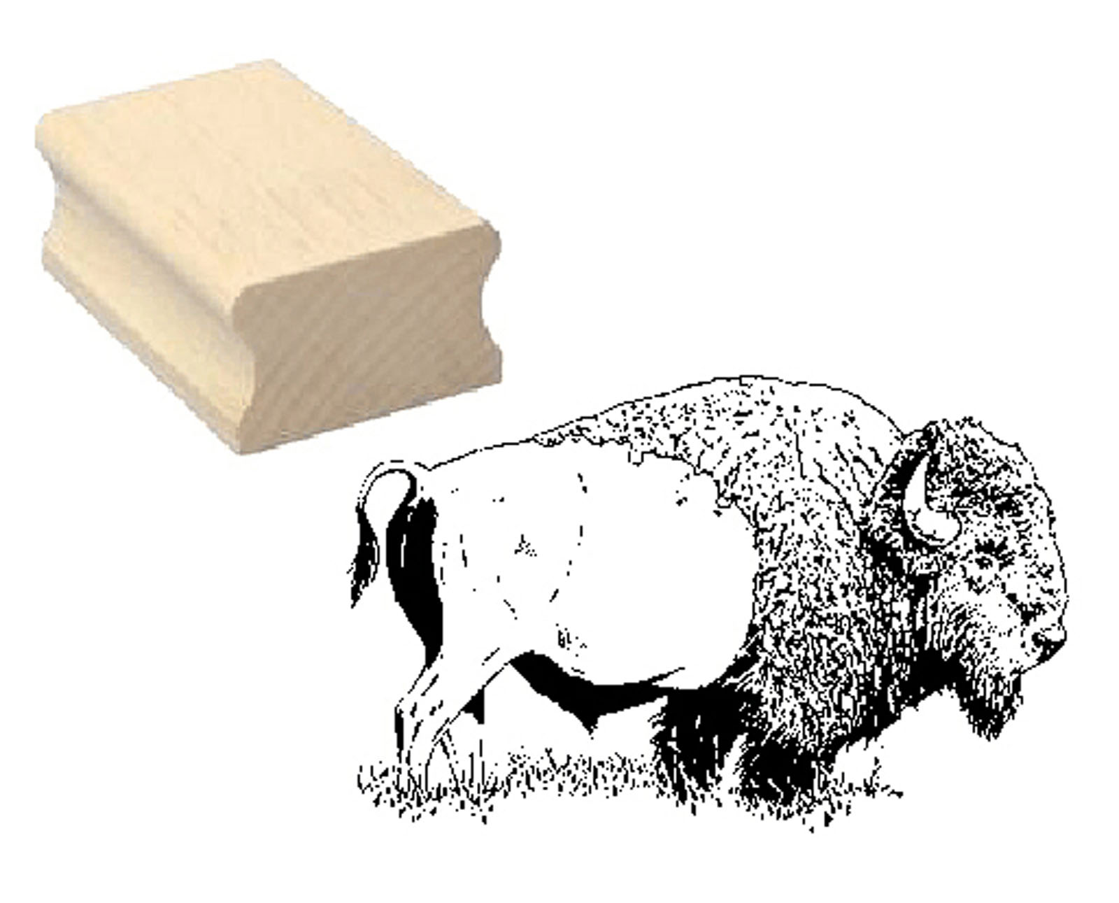 Motivstempel « BISON 02 »