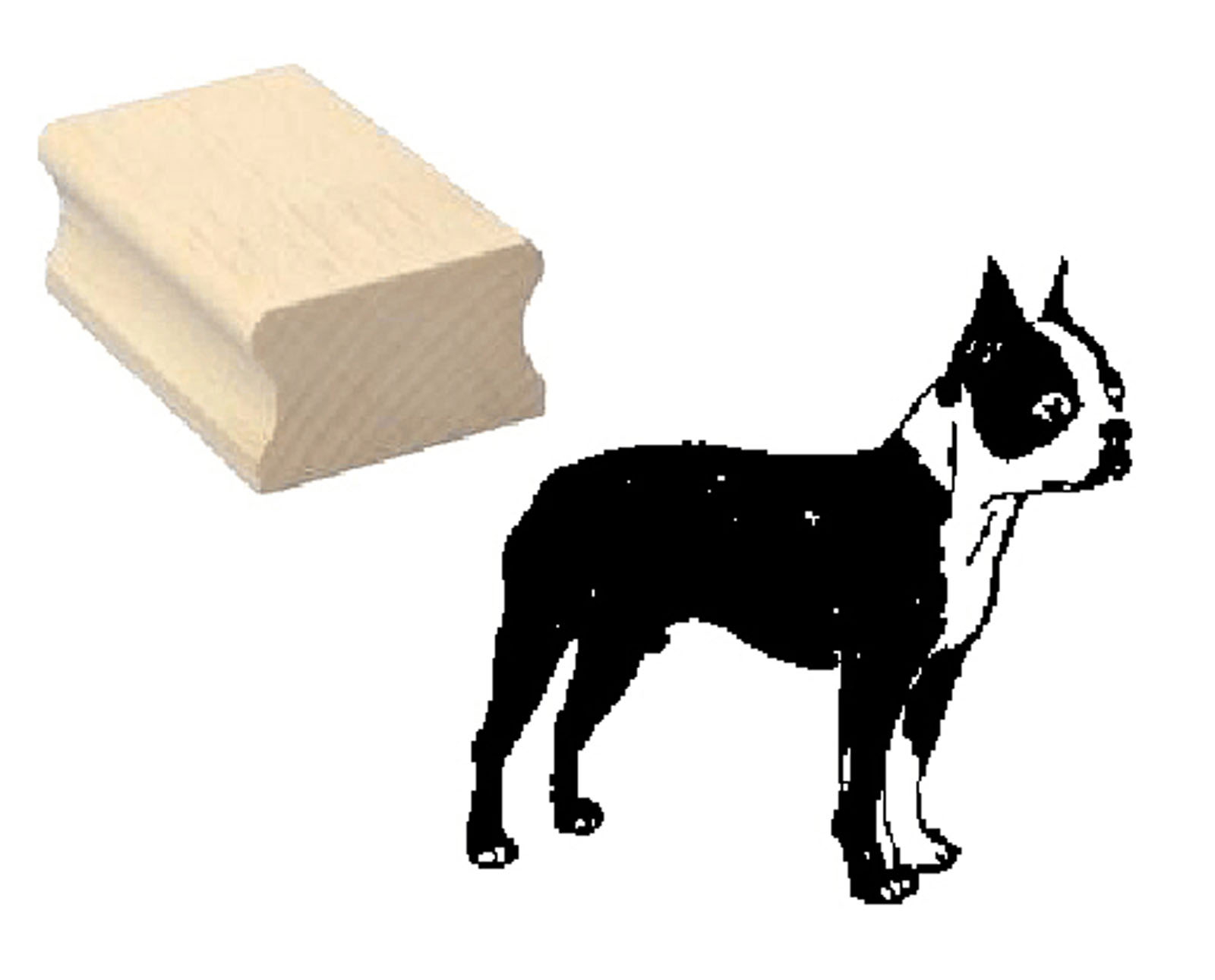 Motivstempel « BOSTON TERRIER » Hund