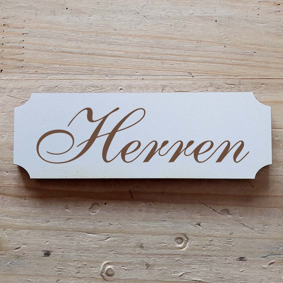 « Herren » Hinweisschild