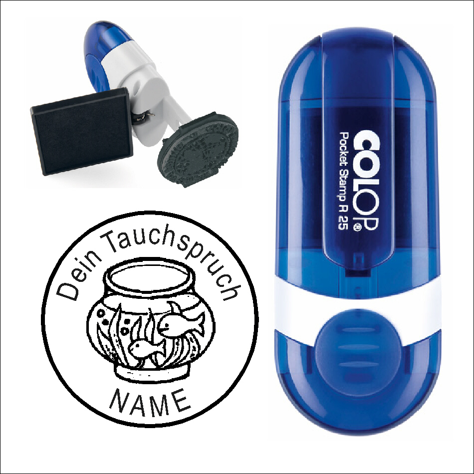 Taucherstempel « Aquarium »