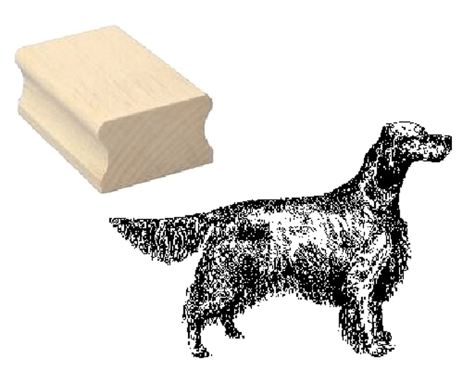 Motivstempel « ENGLISH SETTER » Hund