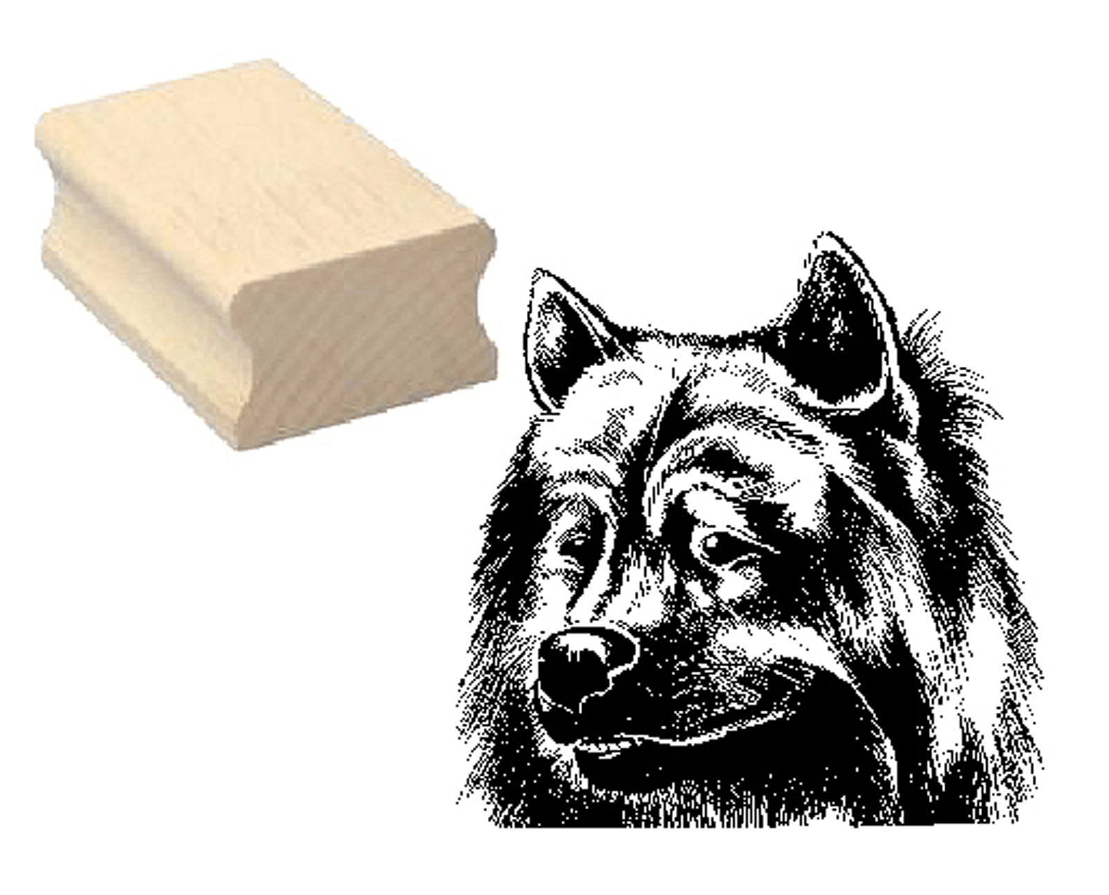 Motivstempel « EURASIER » Hund