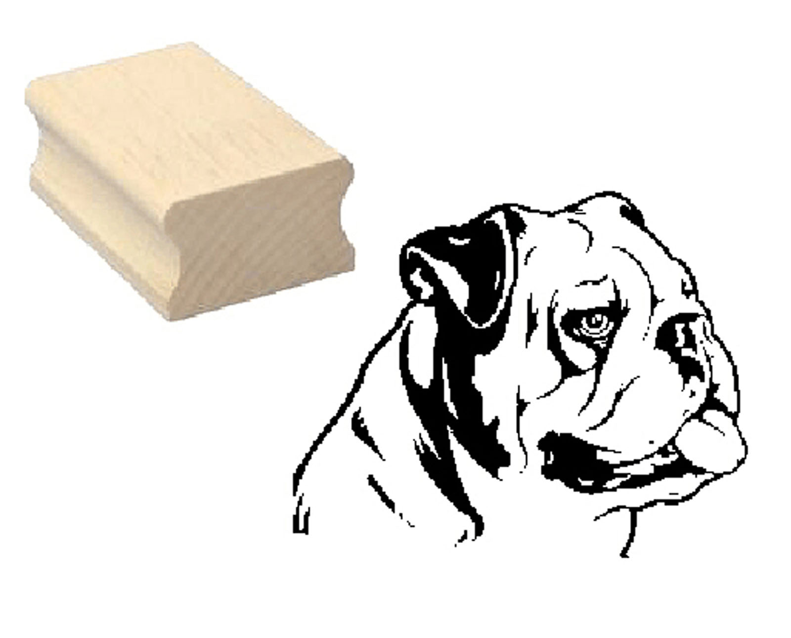 Motivstempel « ENGLISCHE BULLDOGGE » Hund