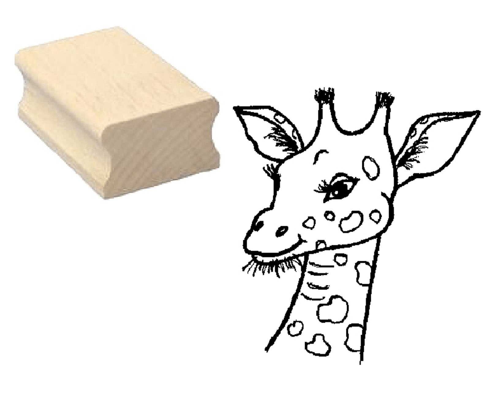 Motivstempel « GIRAFFENKOPF »