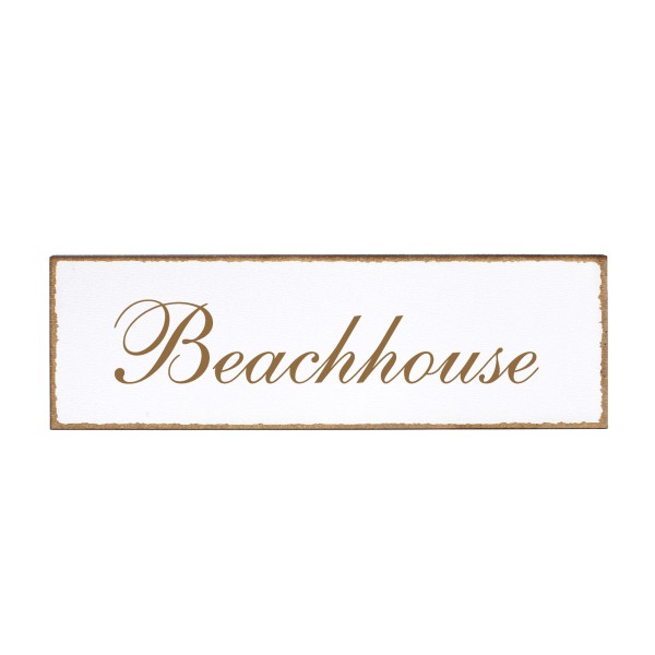 Deko Türschild - Beachhouse - Schild 150x50cm - Schilder Türschilder