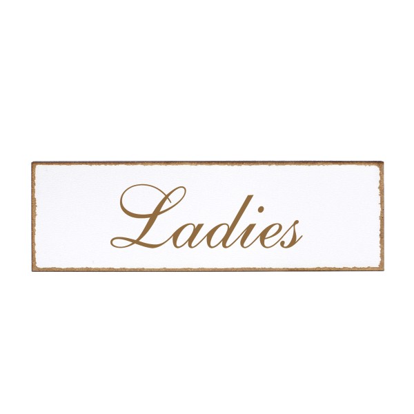 Deko Türschild - Ladies - Schild 150x50cm - Schilder Türschilder