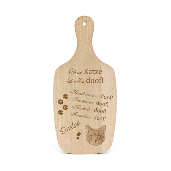 Katzendeko Schild Geschenk Ocicat Katze -... Alles Doof- Deko Katzenliebhaber