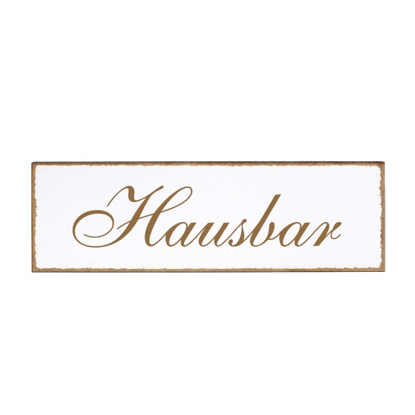 Deko Türschild - Hausbar - Schild 150x50cm - Schilder Türschilder