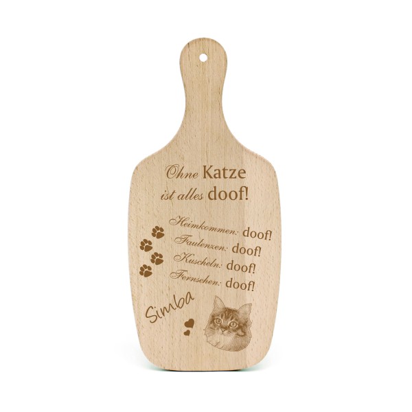 Katzendeko Schild Geschenk Asian Katze -... Alles Doof- Deko Katzenliebhaber