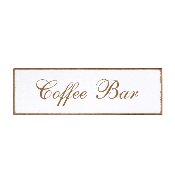 Deko Türschild - Coffee Bar - Schild 150x50cm - Schilder Türschilder