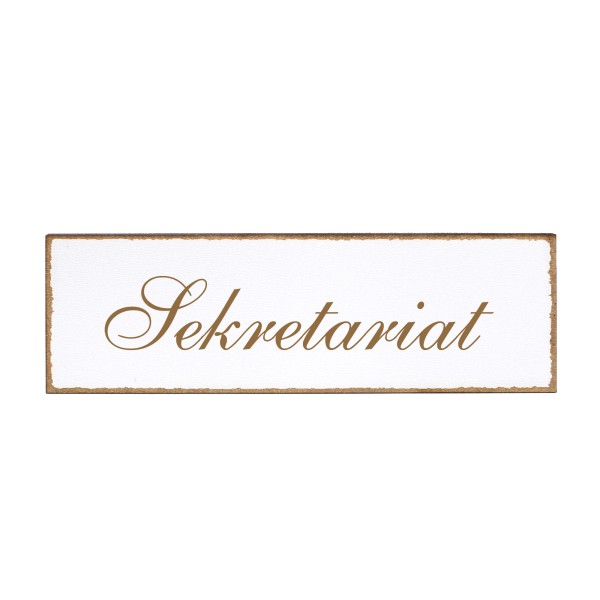 Deko Türschild - Sekretariat - Schild 150x50cm - Schilder Türschilder