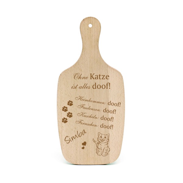 Katzendeko Schild Geschenk Kitten -... Alles Doof- Deko Katzenliebhaber