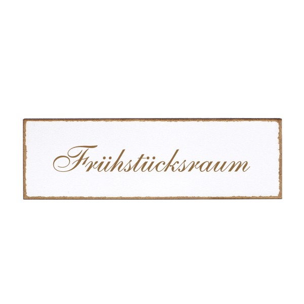 Deko Türschild - Frühstücksraum - Schild 150x50cm - Schilder Türschilder