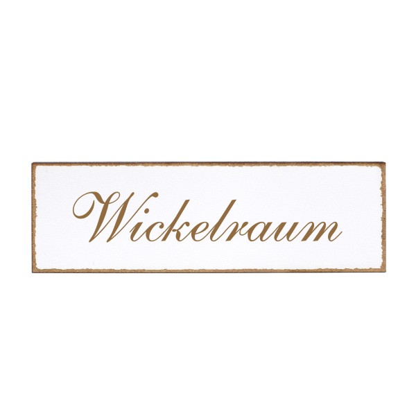 Deko Türschild - Wickelraum - Schild 150x50cm - Schilder Türschilder