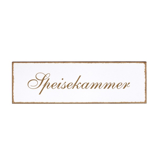 Deko Türschild - Speisekammer - Schild 150x50cm - Schilder Türschilder