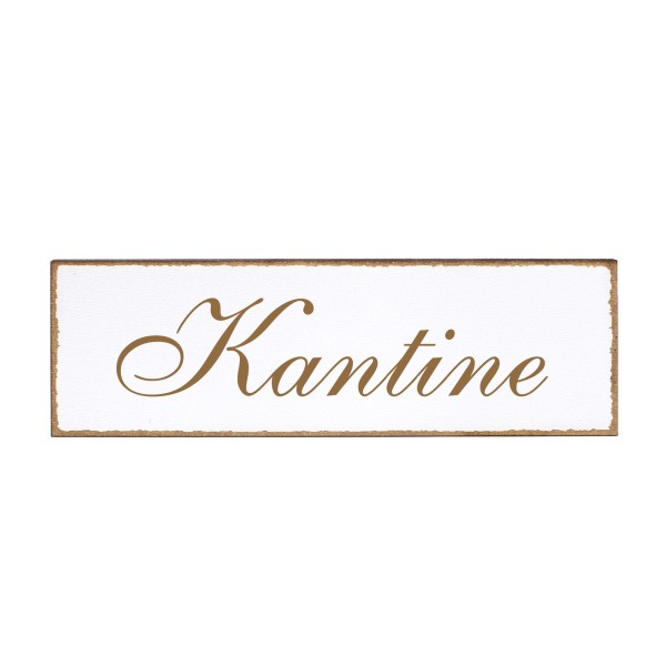 Deko Türschild - Kantine - Schild 150x50cm - Schilder Türschilder