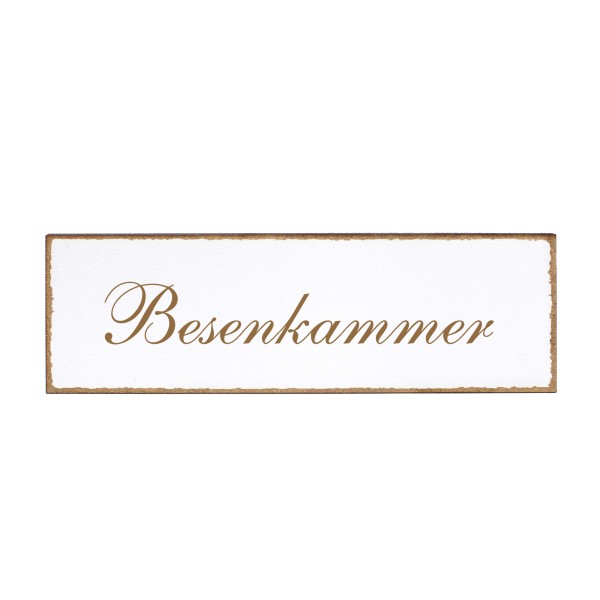 Deko Türschild - Besenkammer - Schild 150x50cm - Schilder Türschilder