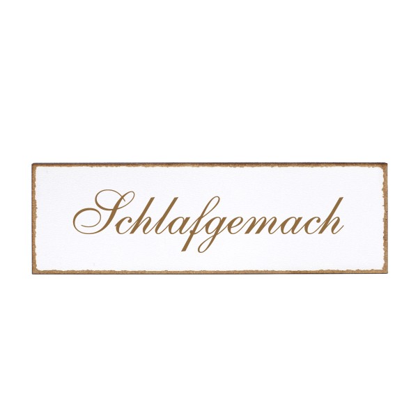 Deko Türschild - Schlafgemach - Schild 150x50cm - Schilder Türschilder