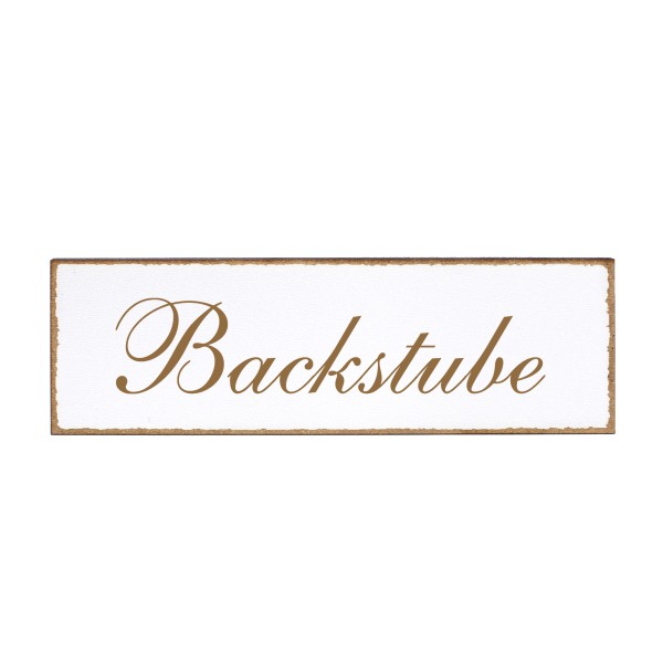 Deko Türschild - Backstube - Schild 150x50cm - Schilder Türschilder